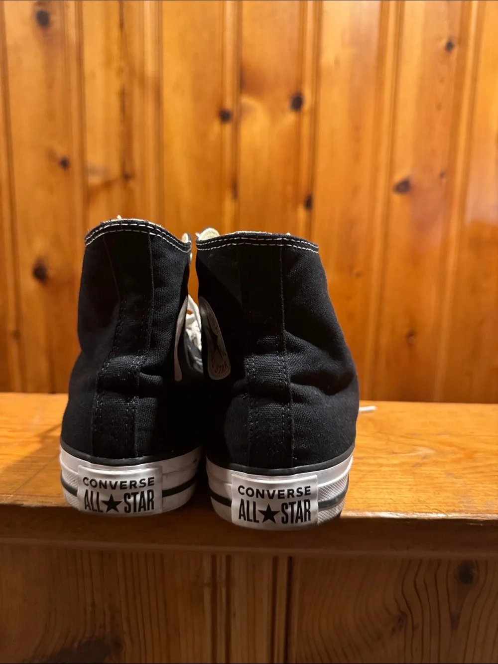 Converse Black and White High-Top Sneakers